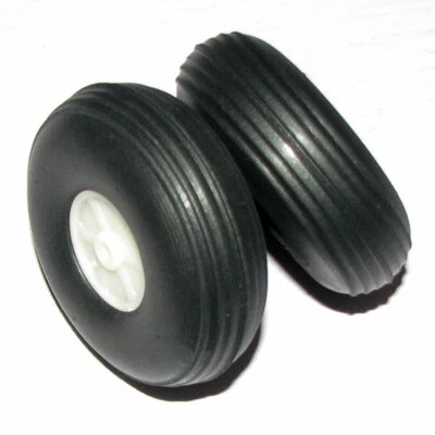 D70*Ø3.1*H26.5mm Ultra Light and High Flexibility Rubber PU Wheel & Plastic Hub - Image 1 of 4