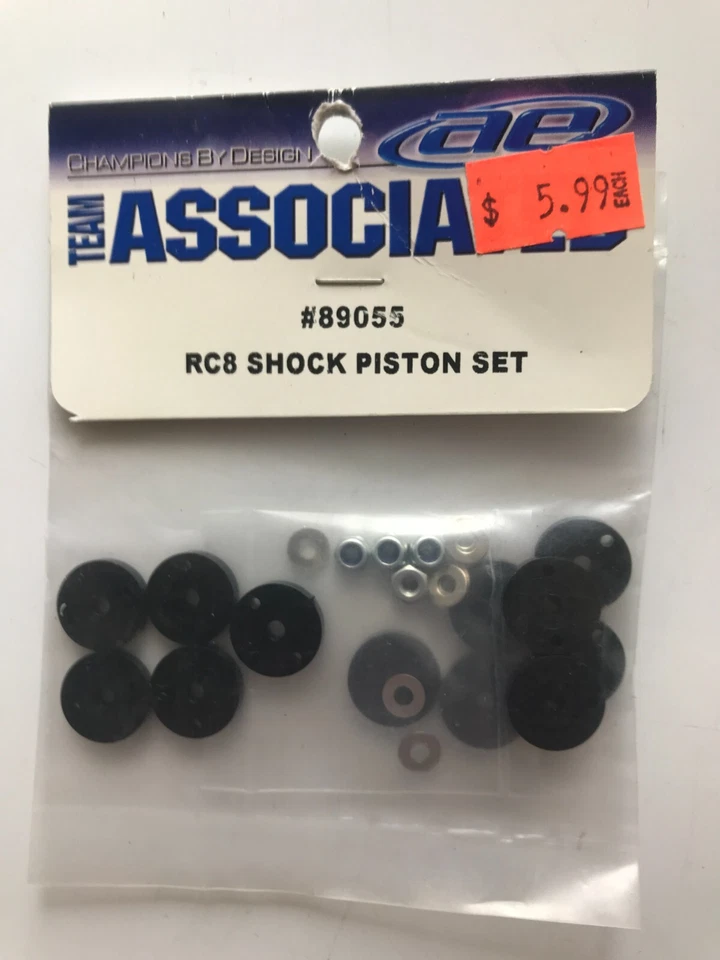 Team Associated RC8 Shock Piston Set #89055 - Image 1 of 1