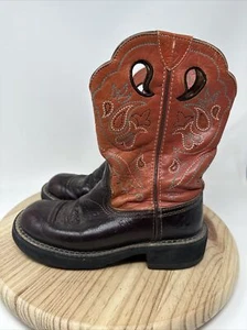 Ariat Boots Womens Size 6.5 B Style 16748 Leather Brown - Picture 1 of 12