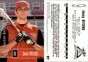 Joey Dyche 2005 Grandstand Salem-Keizer Volcanoes #NNO Card *AutographDen*