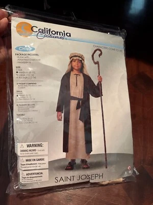 Disfraz California San José Religioso Niño Niño Halloween Traje 00439 MED 8-10 Foto 1 de 3