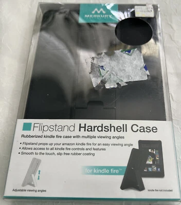 MERKURY Flipstand Hardshell Case For Kindle Fire Rubberized with Multi View Foto 1 de 3