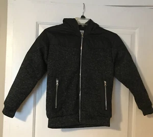 Boconi Jungen Jacke mit Kapuze L (10/12) schwarz neu ohne Etikett - Bild 1 von 8