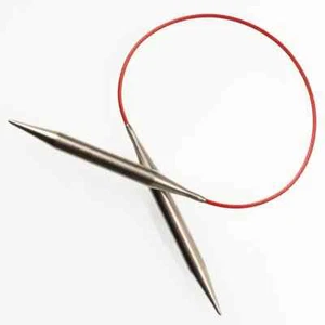 ChiaoGoo 47 Inch Red Lace Stainless Steel Circular Knitting Needles (Tip Sizes U - Picture 1 of 22
