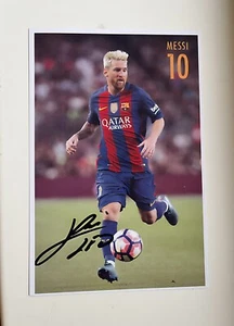 Lionel MESSI x FC Barcelona - Repro Autogramm 10.5x14.8 Nr.1 - Bild 1 von 1