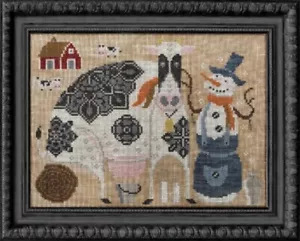 The Countryman - Snowman Collector Series - Cottage Garden Samplings - New Chart - Picture 1 of 1
