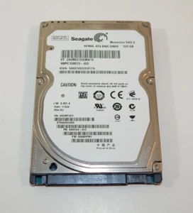 Unidad de disco SATA Seagate Momentus 5400,5 500 GB 2,5" ST9500325AS - Imagen 1 de 1