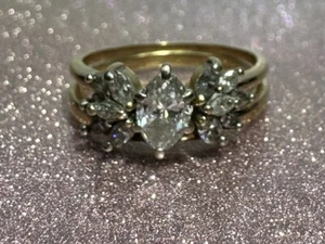 Lady's Diamond Engagement Ring 12 Diamonds .46 Carat T.W. 14KYG 5.2g (PD1112106) - Picture 1 of 6