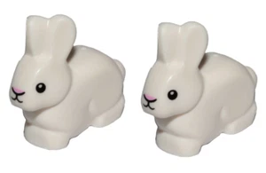 Lego 2x White Rabbit NEW!!! - Picture 1 of 1