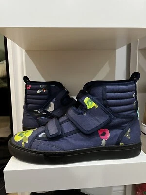 SS13 Raf Simons X Mr Porter flower print Velcrohigh - Image 1 of 4