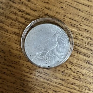 Dólar de plata de la paz de Estados Unidos 1927-D - Águila y libertad - En Dios confiamos *Correo GRATIS* - Imagen 1 de 13