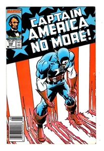 CAPTAIN AMERICA 332, (6.5) NEWSSTAND, STEVE ROGERS RESIGNS, SUPER PATRIOT APP * - Picture 1 of 2