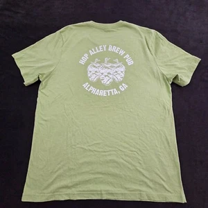 Hop Alley Brew Pub Alpharetta GA Grün Kurzarm Baumwollmischung T-Shirt Herren XL - Bild 1 von 8