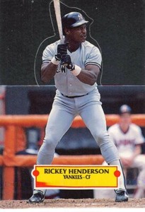 1987 Donruss Popup Baseball Rickey Henderson #24 NM/MT NEW YORK YANKEES SHARP