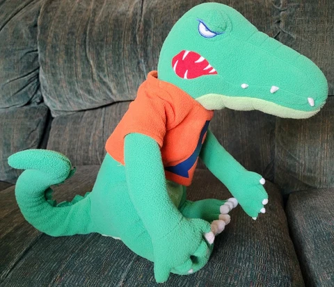 ~Univ. of Florida GATORS NCAA Toy Factory Plush Alligator Mascot Animal 12"~ Cover