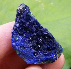 32mm Azul chispa Azurita y Malaquita Verde Especie mineral 2783 - Imagen 1 de 3