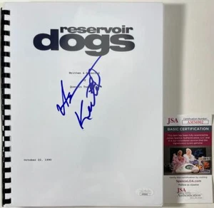 Harvey Keitel Signed Reservoir Dogs Full Movie Script Autograph JSA COA - Picture 1 of 1