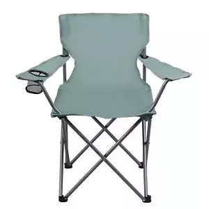 Quad Folding Camping Chair with Cup Holder Outdoor Portable Lightweight - Picture 1 of 6