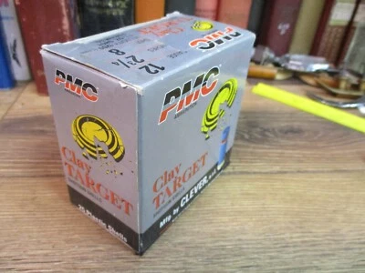 P M C CLAY TARGET shotgun shell box 12 gauge shot shell empty MFG CLEVER USA - Image 1 of 4