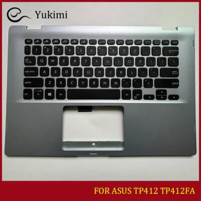 FOR ASUS TP412 TP412FA Grey C Shell Cover Upper Palmrest Keyboard - Image 1 of 4