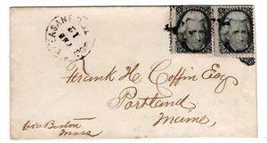 #73 Black Jack X2 Mount Pleasant TX via Boston to Portland ME - Picture 1 of 3