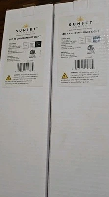 2-Sunset Lighting Undercabinet LED 4W 3000K 360Lm Polycarbonate, Opal F8812-30-1 - Image 1 of 3