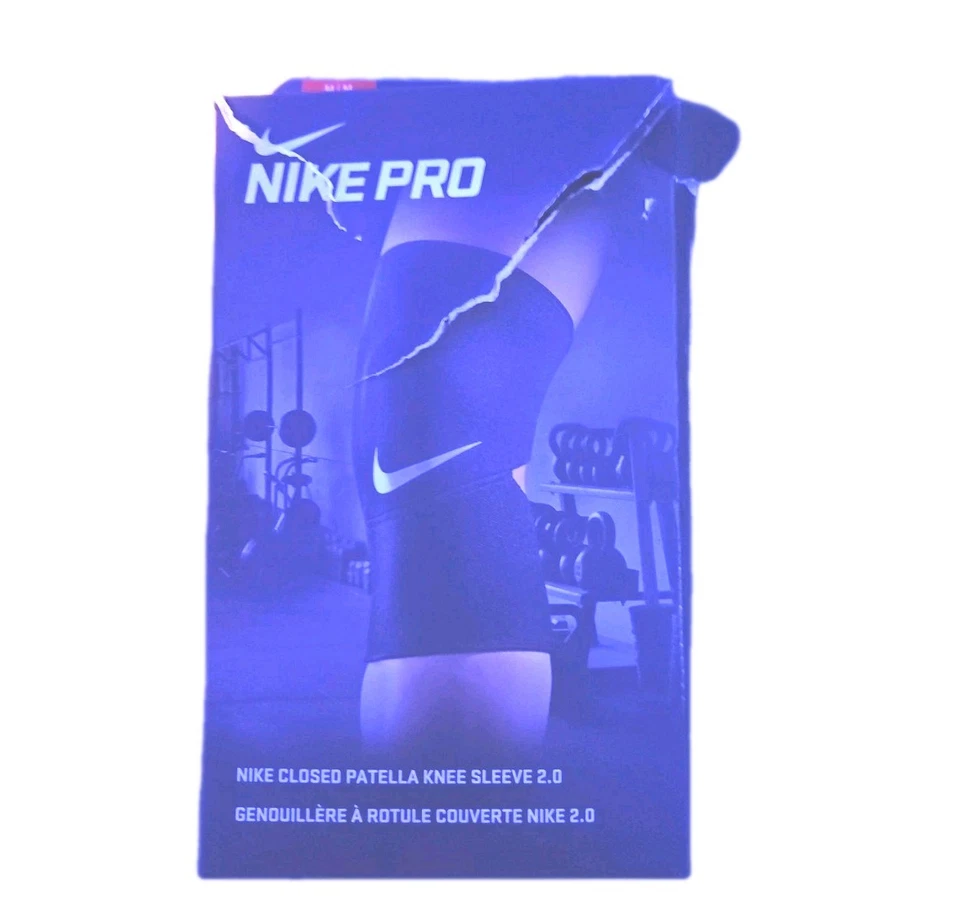 Nike Pro Closed Patella Knee Sleeve 2.0 Size Large Lightweight Breathable New - Image 1 of 1
