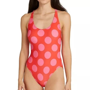 Kate Spade New York Lace-Up-Back One-Piece Swimsuit NWT Medium - Picture 1 of 10