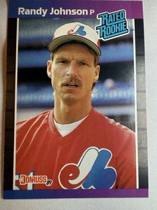 Randy Johnson 1989 Donruss Error Card DOB  - Picture 1 of 3