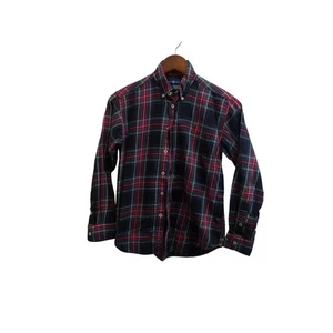 Kinder Ralph Lauren kariertes Button Down Hemd Langarm Freizeit Baumwollmischung /#1289 - Bild 1 von 5