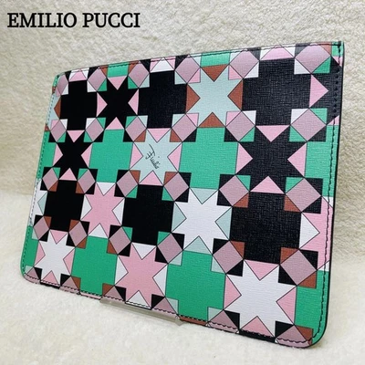 Bolso clutch Emilio Pucci verde Foto 1 de 4