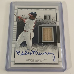 2025 PANINI IMPECCABLE - EDDIE MURRAY - LUMBER SIGNATURES AUTO BAT RELIC/40 - Picture 1 of 3