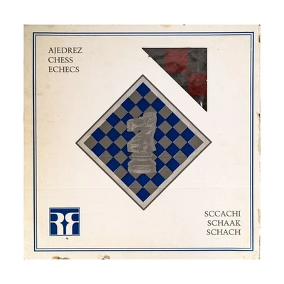 Plateaux D'Échecs Ferrer Standard Traditionnel - Rouge Et Noir En Frêne VG/NM - Photo 1/2