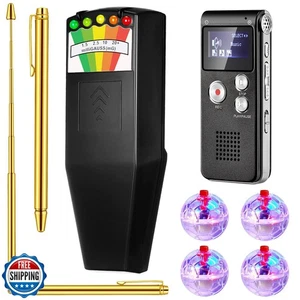 Dunzy 8 Pcs Ghost Hunting Equipment Kit Includes 1 Pcs Emf Meter Digital 1 Pc - Picture 1 of 5
