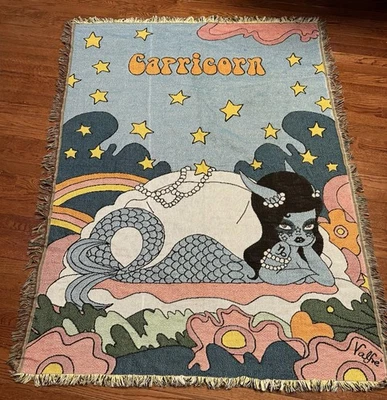 Manta Tapiz Capricornio Valfre Colgante de Pared Zodiaco Astrología Foto 1 de 4