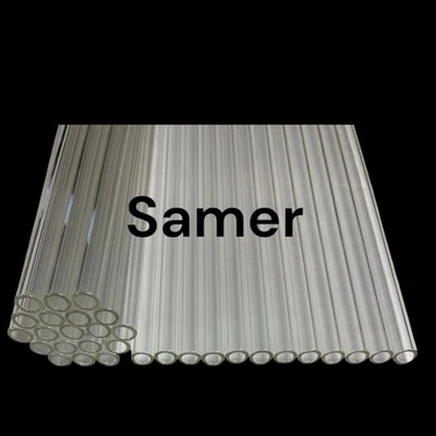 Tubo soplado de vidrio ID de 12 mm OD 8 mm CLARO 12" LARGO selecciona tu necesidad Foto 1 de 2