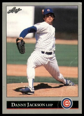 1992 Leaf #381 Danny Jackson Chicago Cubs Baseball - Image 1 of 2