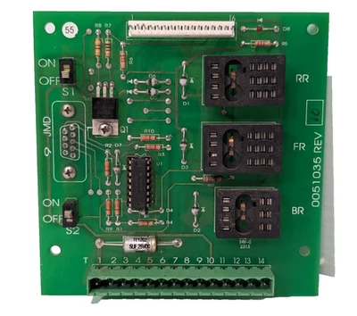 Bell & Howell 0051035 Rev 10 relay board, circuit board, PCB, as shown - Image 1 of 4