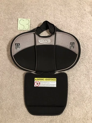 Cubierta de marco superior de reposacabezas de repuesto para asiento de coche GRACO solo negro gris Foto 1 de 4