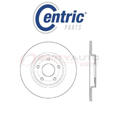 Centric C-TEK Disc Brake Rotor for 2012-2016 Chrysler Town & Country 3.6L V6 yt Foto 1 de 4