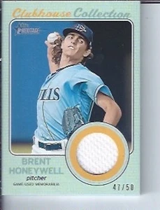 Brent Honeywell 2017 Topps Heritage Minors Blue Clubhouse Collection - Picture 1 of 1