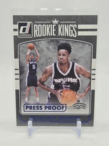 2016 17 Panini Donruss Rookie Kings Press Proof Blu /99 Dejounte Murray #24 RC - Foto 1 di 3