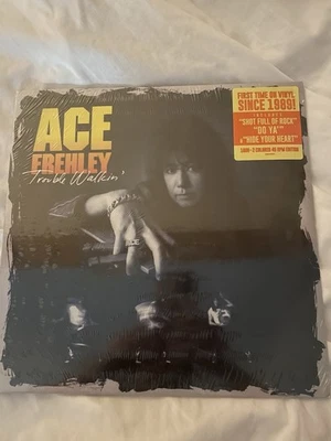 Kiss SEALED Dbl Lp Ace Frehley TROUBLE WALKIN w Hype Sticker RSD LIMITED EDITION - Image 1 of 2