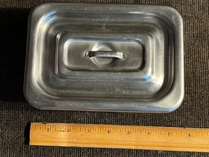 Polar Allegheny Metal Ware Stainless Steel  Tray. - S-75 WITH LID - Picture 1 of 4