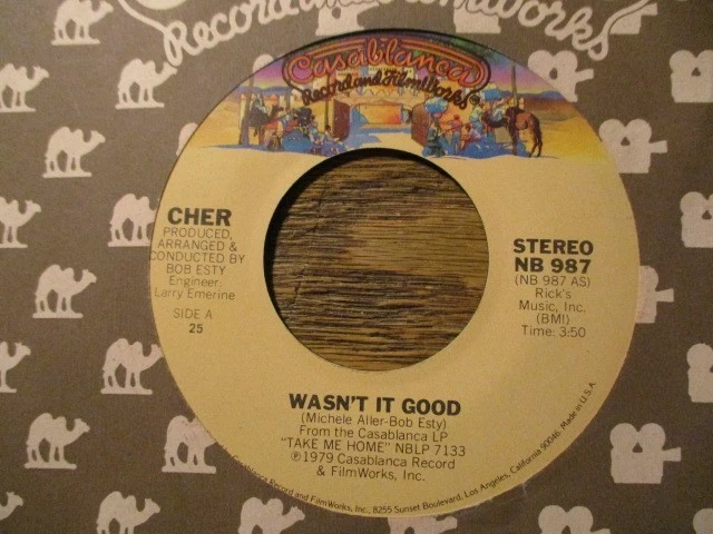 CHER "WASN'T IT GOOD" 45 RPM Foto 1 de 1