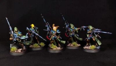 Rangers Warhammer 40 Pro Pintado Aeldari Francotirador Mundos Artesanales Corsarios Eldar Foto 1 de 2
