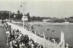 Crystal Beach Ontario Boardwalk 1910s Professional Photo Lab Reprint 1 - Picture 1 of 1