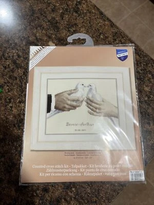 Palomas de boda: registro de boda - kit de punto de cruz contado Vervaco - PN-0148587 Foto 1 de 2