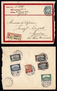 Hungary Rare Registered Cover Budapest 4, To Geneve Switzerland - Picture 1 of 3