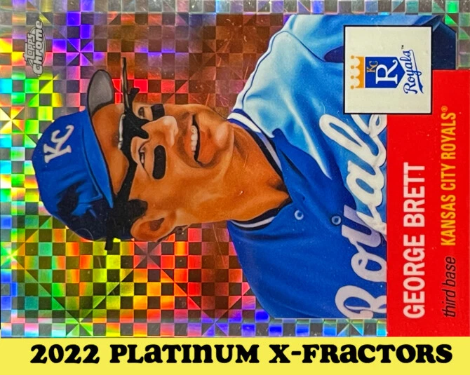 2022 Topps Chrome Platinum Anniversary X-Fractors - Image 1 of 1